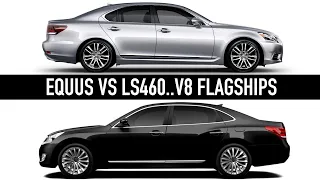 Lexus LS 460 Vs Hyundai Equus.. Battle of V8 Flagships