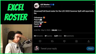 Caedrel Reacts To Excel Roster For LEC Summer Split