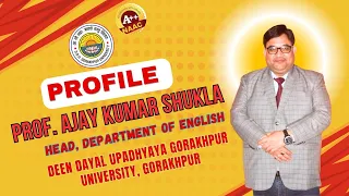 Prof Ajay Kumar Shukla (Profile)