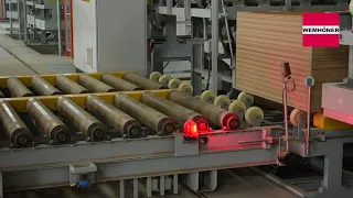 Wemhoener - SHORT CYCLE PRESS LINE - Two Boards, Automatic Paper Lay up