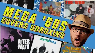 UNBOXING Original 1960's UK LP COVERS: Beatles, Stones, Hollies, Who & MORE