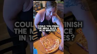 COULD YOU DO IT? MEGA slice pizza challenge @OldGuyEats