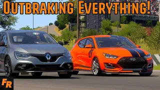 We Outbrake Everything With A Veloster On Forza Motorsport