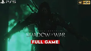 Полная игра Shadow of War PS5 Геймплей 4K HDR