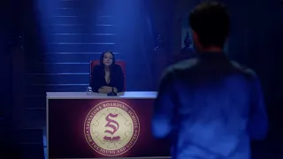 Legacies 4x07 Cleo pretends to be Landon and reads a letter to Hope