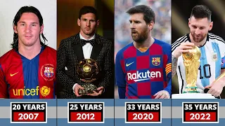 Lionel Messi From 1987 to 2023 | Transformation From 1 to 36 Years Old