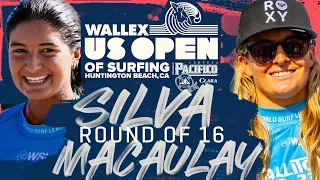 Luana Silva vs Bronte Macaulay | Wallex US Open of Surfing - Round of 16 Heat Replay