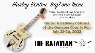 Guitarist Steve Kruppner takes Harley Benton BigTone Trem on a test drive