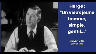 INTERVIEW HERGÉ Début 1960