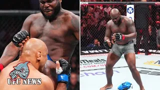 Derrick Lewis leaves TV viewers shocked after taking off pants to celebrate 30-second KO win ov...