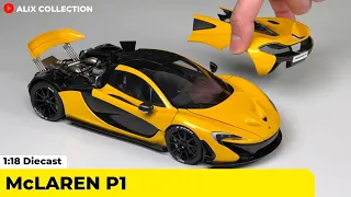 Unboxing of McLaren P1 1:18 Scale Model Car by AUTOart Models (4K)