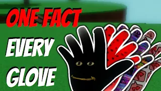 ONE FACT FOR EVERY GLOVE IN SLAP BATTLES | Slap Battles Glove Facts (Part 2)