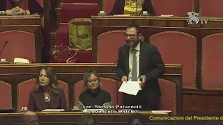 Stefano Patuanelli smonta le bugie di Giorgia Meloni in aula