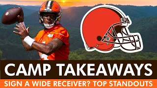 Browns Rumors On Signing A Wide Receiver + Training Camp Standouts & Takeaways Ft. Elijah Moore
