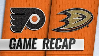 Patrick pots late goal to seal Flyers' 3-2 road win