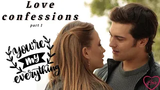 TOP 5 LOVE CONFESSION Turkish drama ENGLISH sub part 1 Türk dizi aşk sahneler