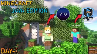 Minecraft Java edition gameplay in tamil with Jill Zone/Part-1 finding village/on vtg!