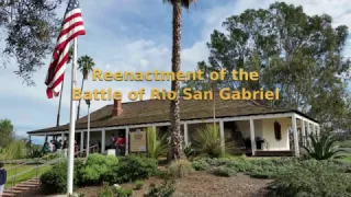 Reenactment of the Battle Rio San Gabriel