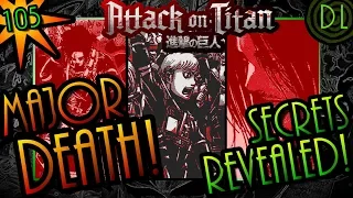 HUGE REVELATIONS!!! LIFE, DEATH & DECEPTION ✮ Attack on Titan 105 Review & Analysis! ✮ | DarkLogic |