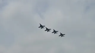 Blue Angel Sneek Pass At Wings Over South Texas Air Show (Corpus Christi)