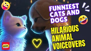 Ep2: Funniest Cats and Dogs Hilarious Animal Voiceovers Compilation  | DigitalDreamsStudios