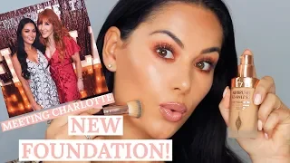 FIRST IMPRESSIONS & REVIEW OF CHARLOTTE TILBURY AIRBRUSH FLAWLESS FOUNDATION | Beauty's Big Sister