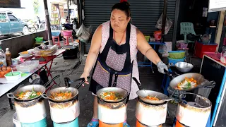 5 Pans are NOT ENOUGH! Amazing $1 Street Pad Thai Master | Thailand Street Food