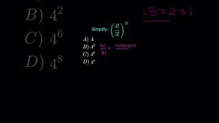 How to solve Factorials of a Fraction ? | #shortvideo #bodmas