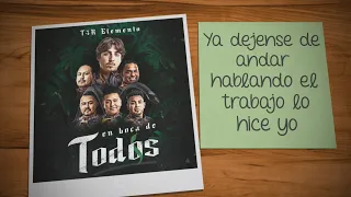 (LETRA) En Boca de Todos - T3R Elemento (Audio Oficial)