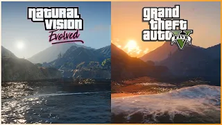 GTA V - Original vs Evolved Graphic Mod