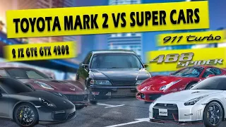 Super cars vs Toyota mark2