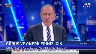 Teke Tek Programı'nda Fatih Altaylı'nın konuğuyum.