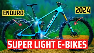 TOP 10 BEST SUPER LIGHT ENDURO E-MTB 2024 - ELECTRIC MOUNTAIN BIKE BUYERS GUIDE -E-BIKE