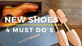 New Leather Shoes | Do These 4 Things Before Wearing