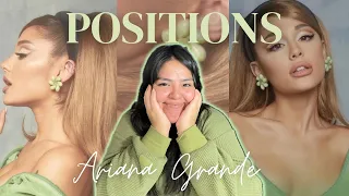 FIRST TIME listening to POSITIONS by  ARIANA GRANDE!! 💚 || Full Positions Album Reaction