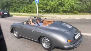 Porsche 356 speedster on the side