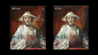 Restoration of a Fire-Damaged Painting