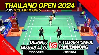 Thailand Open 2024 - Dejan F./ Gloria E. W. vs P. Teeraratsakul/ P. Muenwong - R32 Full Highlights