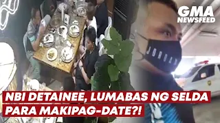 NBI detainee, lumabas ng selda para makipag-date?! | GMA News Feed