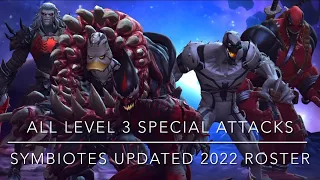 All SYMBIOTE Level 3 Special Attacks Marvel’s Contest Of Champions 2022 Updated