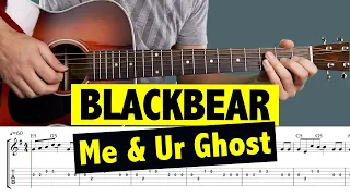 Blackbear - Me & Ur Ghost // Easy Guitar Tutorial (MELODY) + TABS