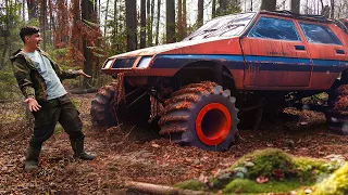 Found an Abandoned Monster Truck in Forest!