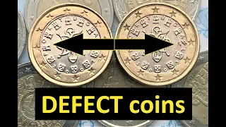 Portugal 1 Euro 2002 2003 $Defect coins RARE$/2 Euro 200.000.000