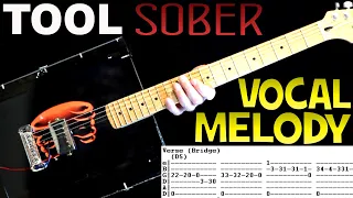 TOOL Sober Vocal Melody Guitar Lesson / Guitar Tabs / Guitar Tutorial / Guitar Chords / Guitar Cover