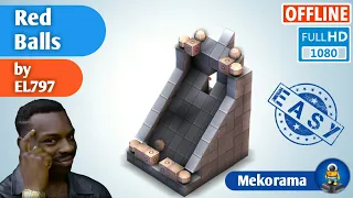 Red balls : by EL797 : Mekorama Master Makers Walkthrough Mekorama Gameplay