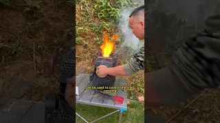 Have you ever seen a stove that can burn anything?