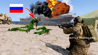 🔴Snipers executed 8 Russian generals near the Russian SU-57 aircraft carrier in the black sea