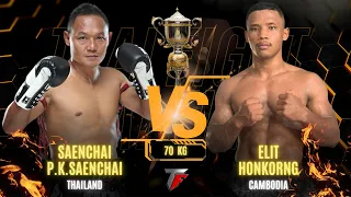 SAENCHAI Vs ELIT HONKORNG 100 ปี นครบาล ไทยไฟท์ - Thai Fight : King of Muay Thai