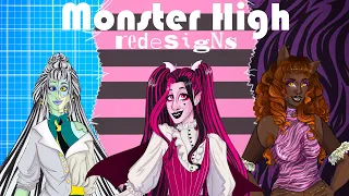 redesigning the characters of Monster High [part 1]