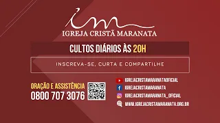 15/02/2022 - [CULTO 20H] - Igreja Cristã Maranata - "Idolatria" - Terça.